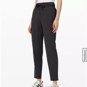 Barely Worn Navy Blue Size 6 Lululemon Stretch High-Rise Full Length Pant